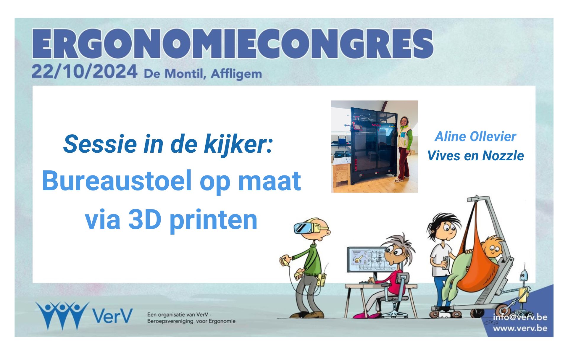 Ergonomiecongres Bureaustoel op maat Aline Ollevier Nozzle Ergonomiecongres Bureaustoel op maat Aline Ollevier Nozzle