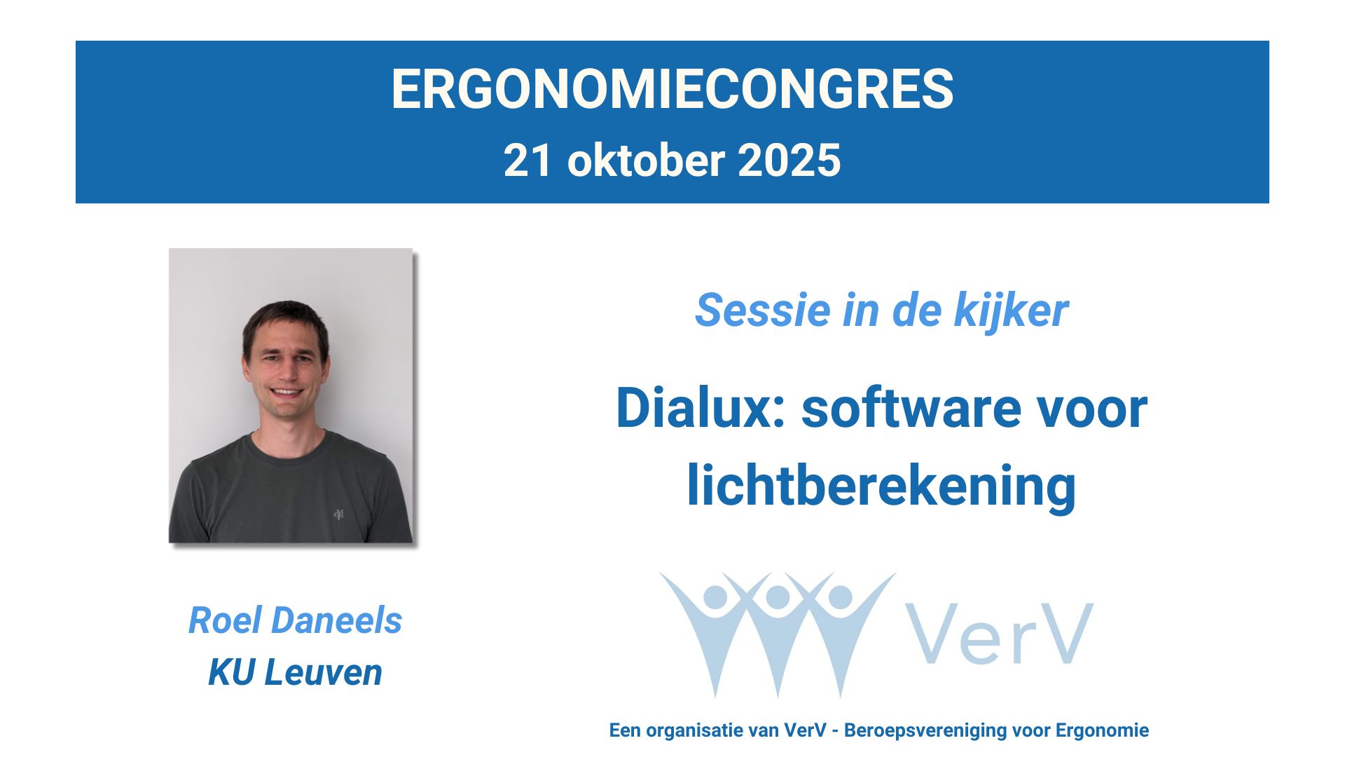 Ergonomiecongres Roel Daneels KU Leuven