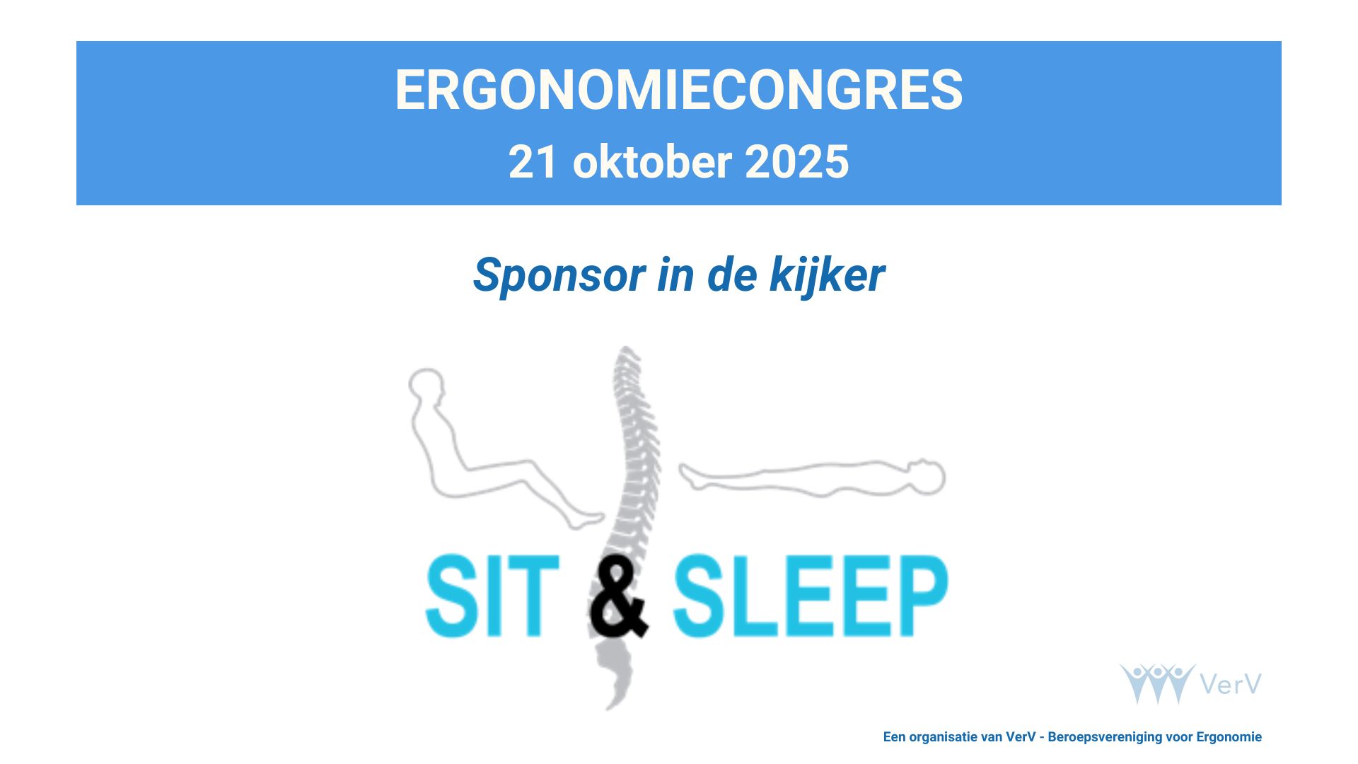 Ergonomiecongres sponsor Sit & Sleep