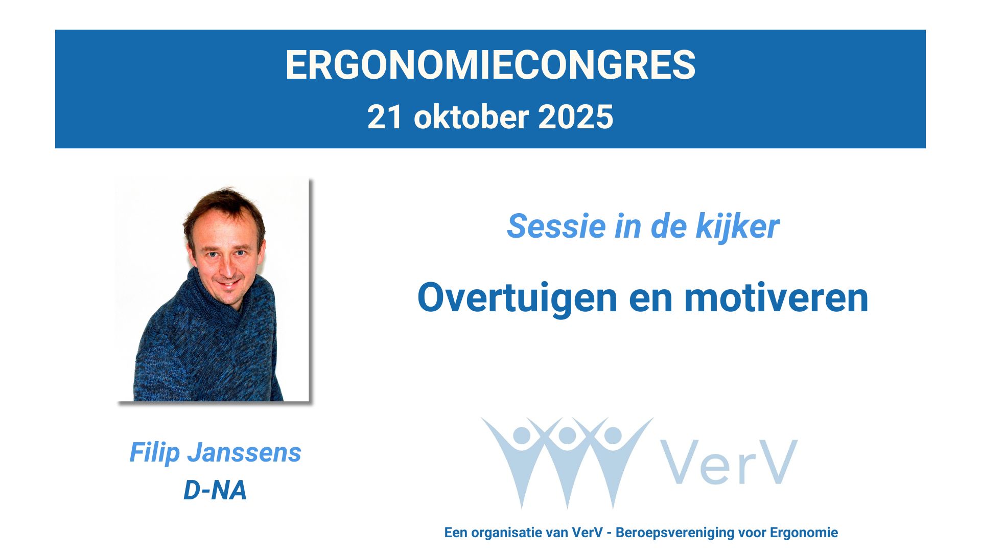 Ergonomiecongres Filip Janssens D-NA
