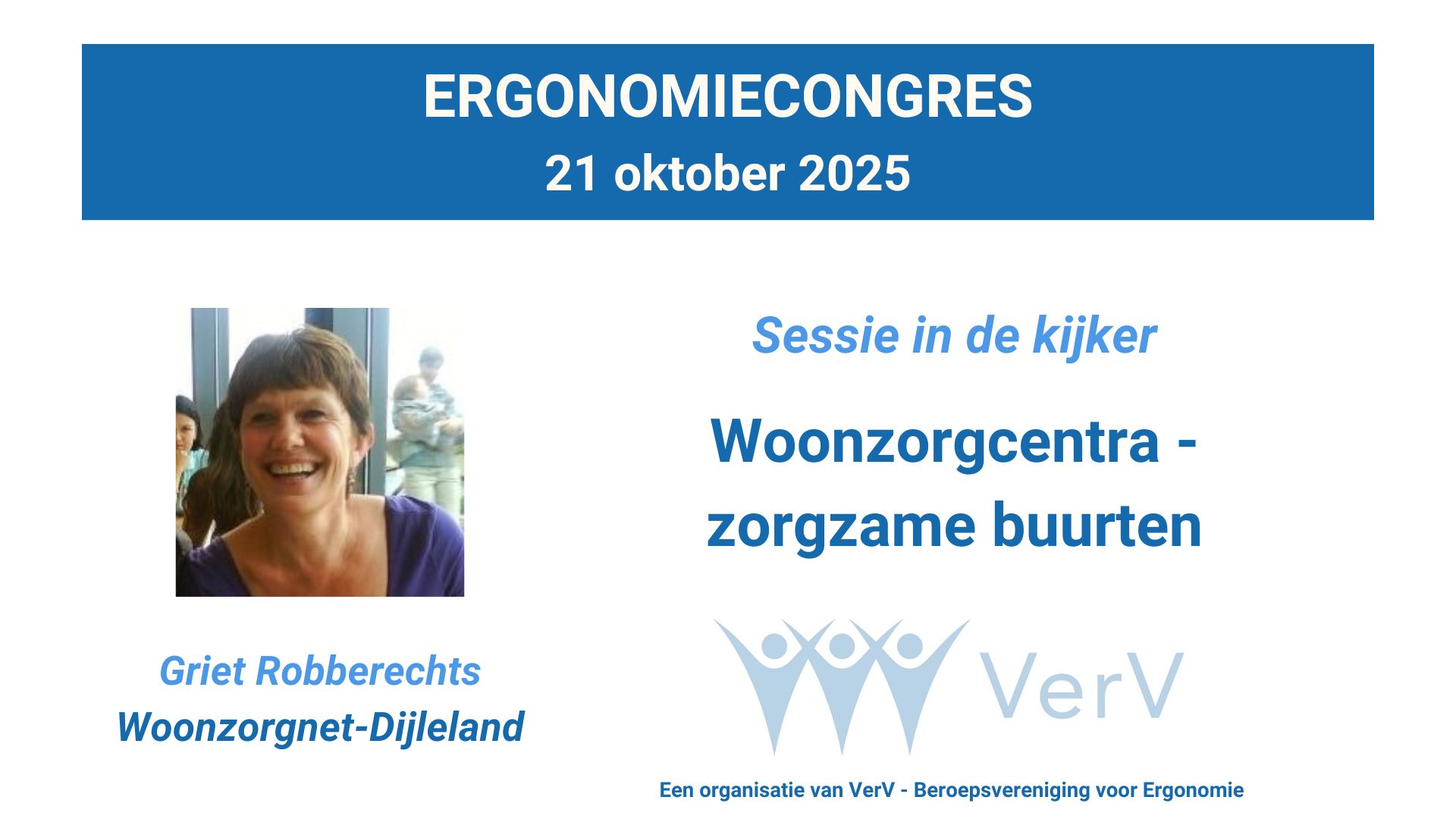 Ergonomiecongres Griet Robberechts Woonzorgnet Dijleland
