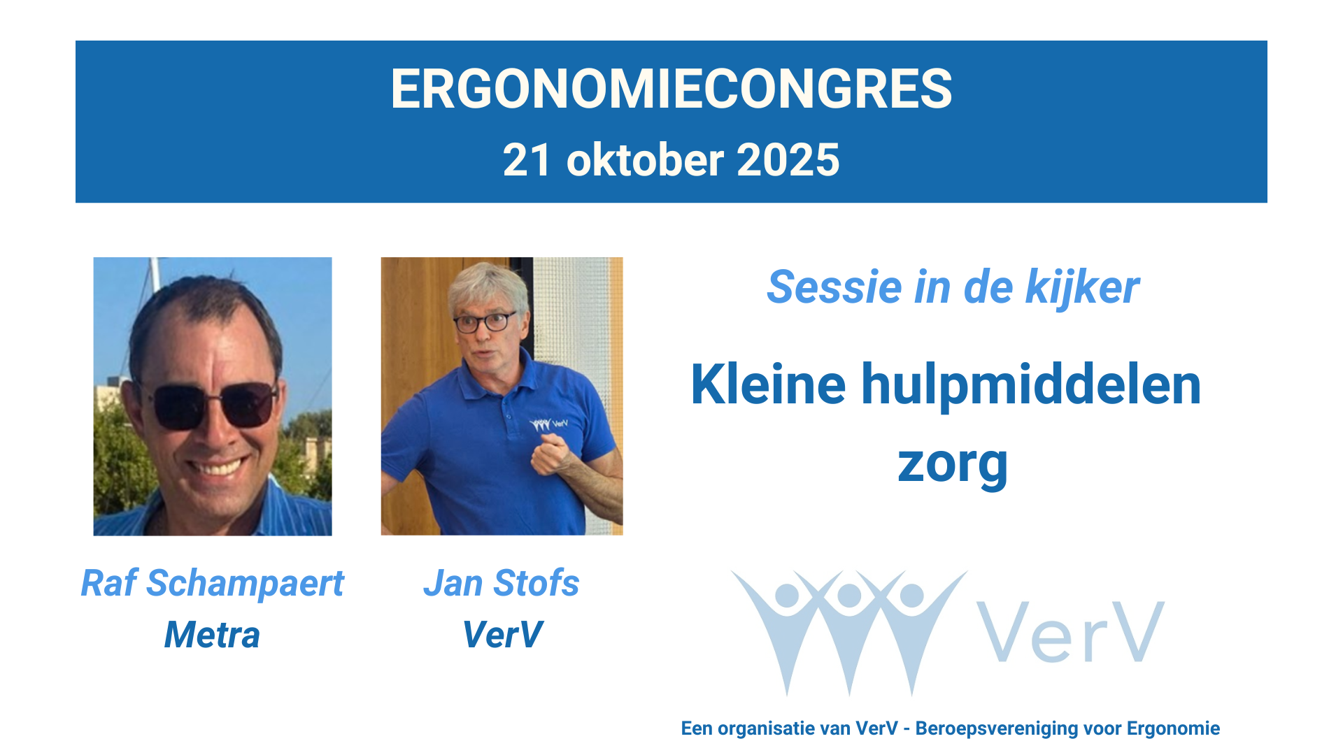 Ergonomiecongres Jan Stofs - Raf Schampaert